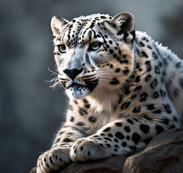 Elfbeads Snow Leopard