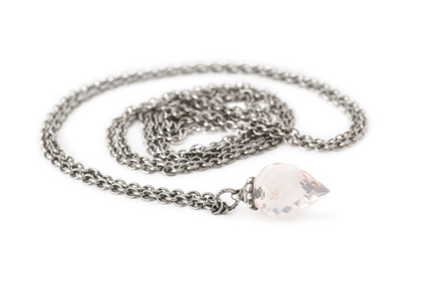 Trollbeads Fantasy Necklace with Rose Quartz
