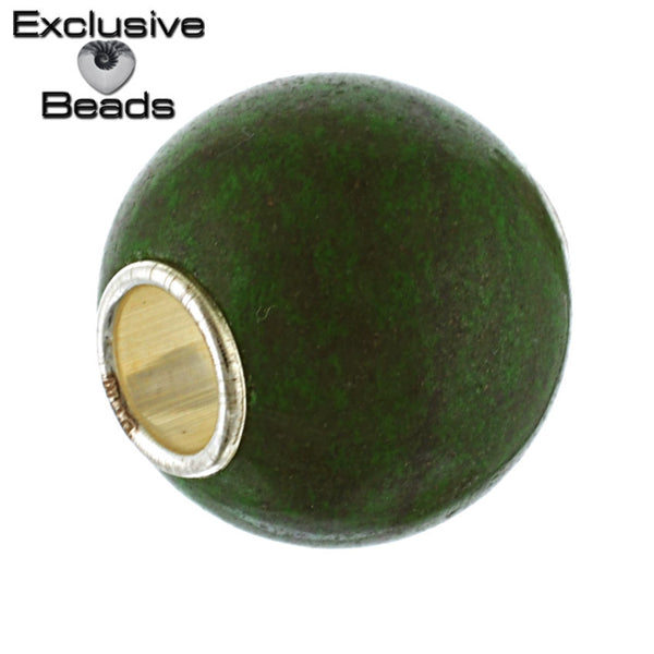 Exclusive Verdite Stone Bead.
