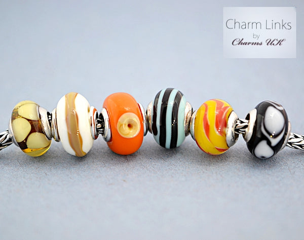 Charmlinks Special Offer Set of 6  Murano Glass Beads