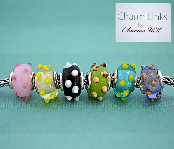 Charmlinks Special Offer Set of 6  Murano Glass Beads