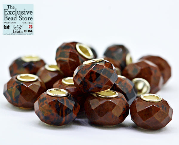 Exclusive Faceted Mahogany Obsidian Retired