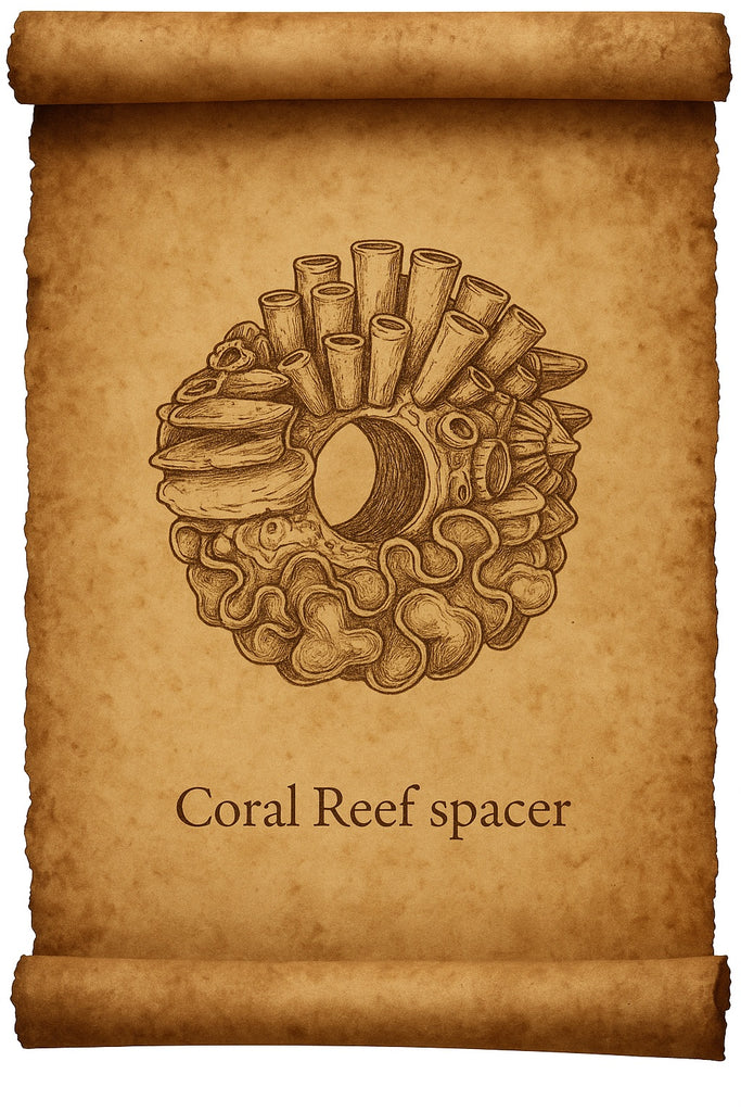 Elfbeads Coral Reef Spacer