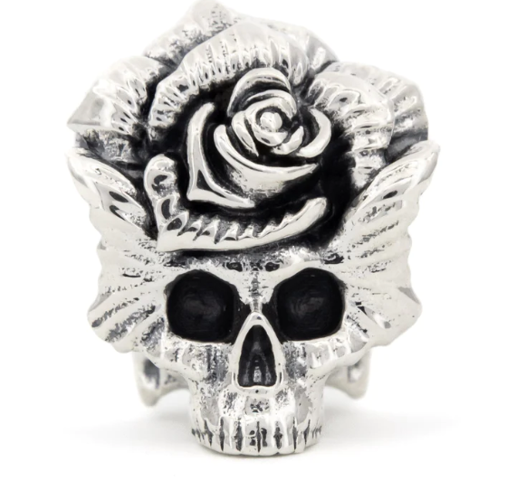 Elfbeads Rose skull
