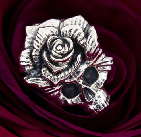 Elfbeads Rose skull