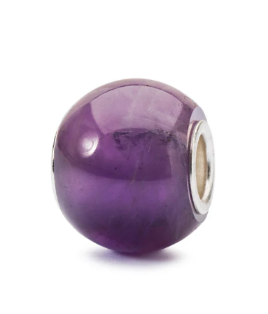 Trollbeads Round Amethyst Bead