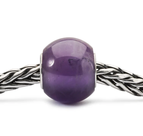 Trollbeads Round Amethyst Bead