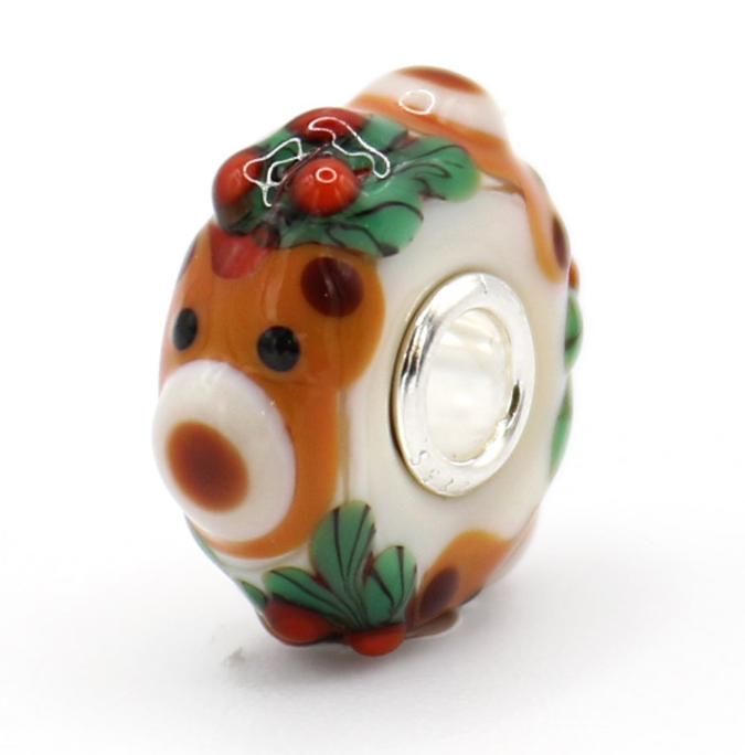 Trollbeads Holly Jolly Bear