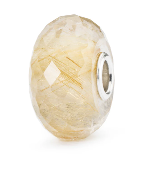 Trollbead Golden Rutilated Quartz Bead