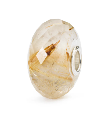 Trollbead Golden Rutilated Quartz Bead