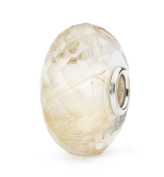 Trollbead Golden Rutilated Quartz Bead