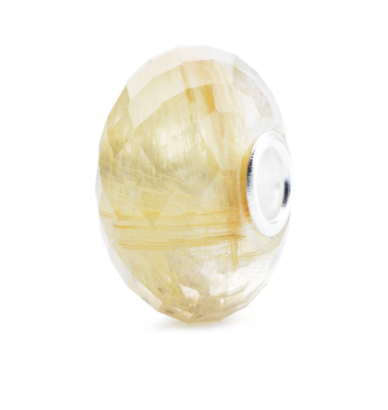 Trollbead Golden Rutilated Quartz Bead