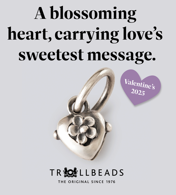 Trollbeads Hearts Blossom Tassel Bead