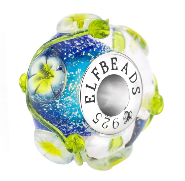 Elfbeads Ocean Frangipani Bloom