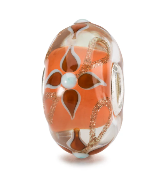 Trollbeads Coral Flower Decor Bead