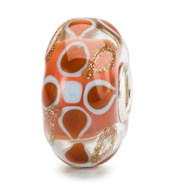 Trollbeads Coral Flower Decor Bead