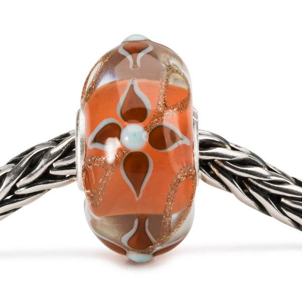 Trollbeads Coral Flower Decor Bead