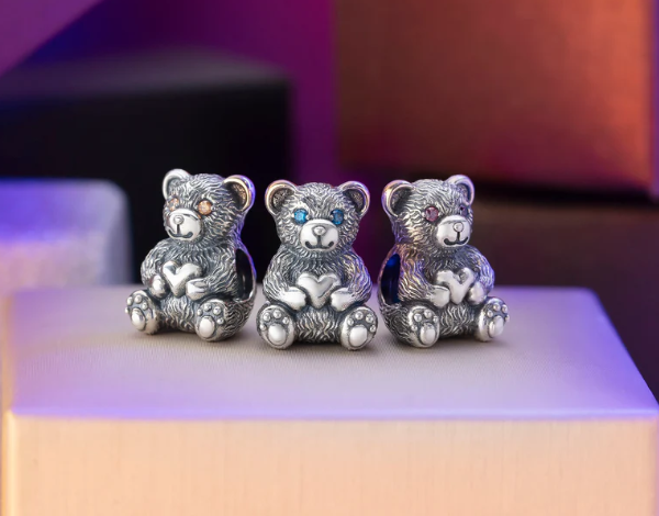 Elfbeads Love Bear - Pink