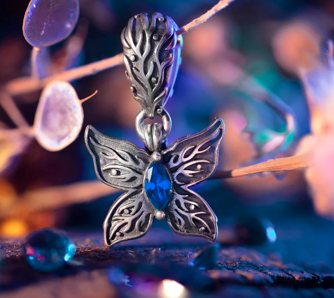 Elfbeads Dreaming Butterfly Dangle