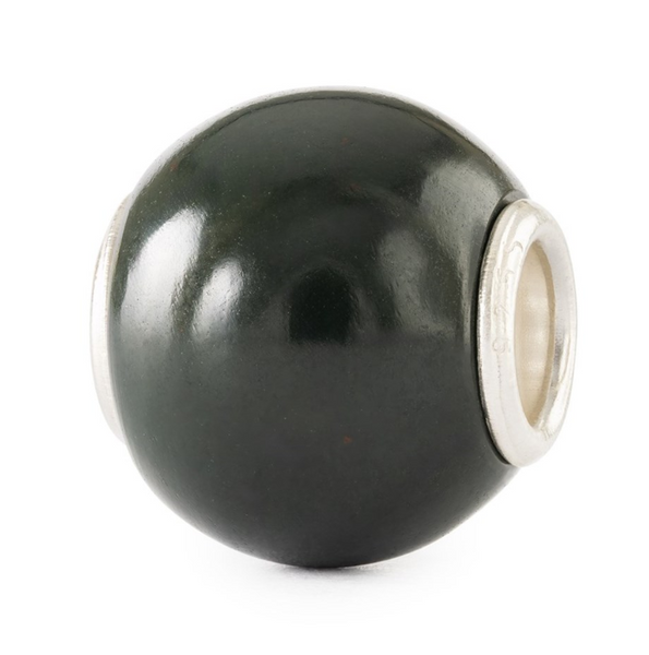 Trollbeads Round Green Chalcedony