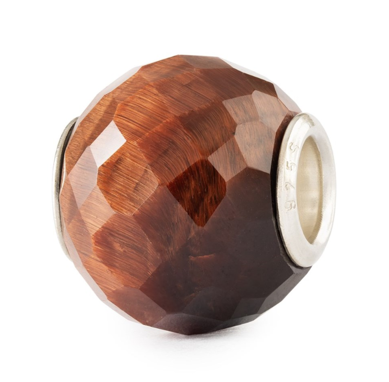 Trollbeads Round Red Tiger Eye Facet