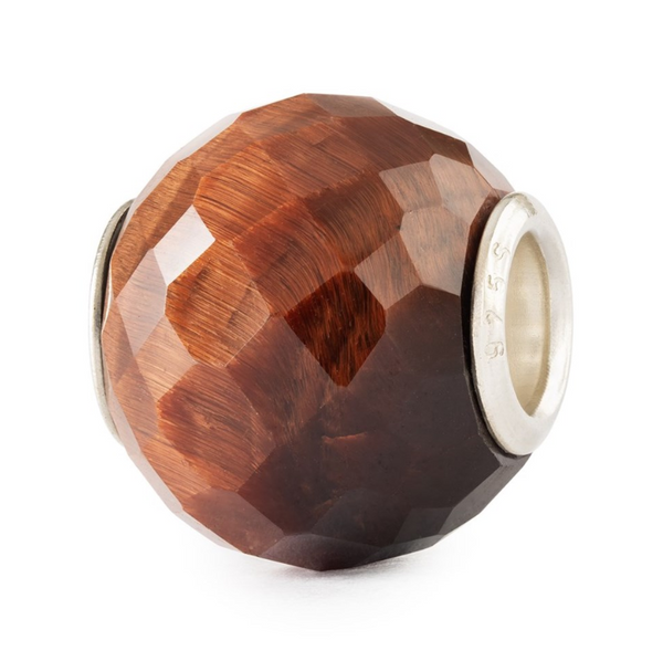 Trollbeads Round Red Tiger Eye Facet