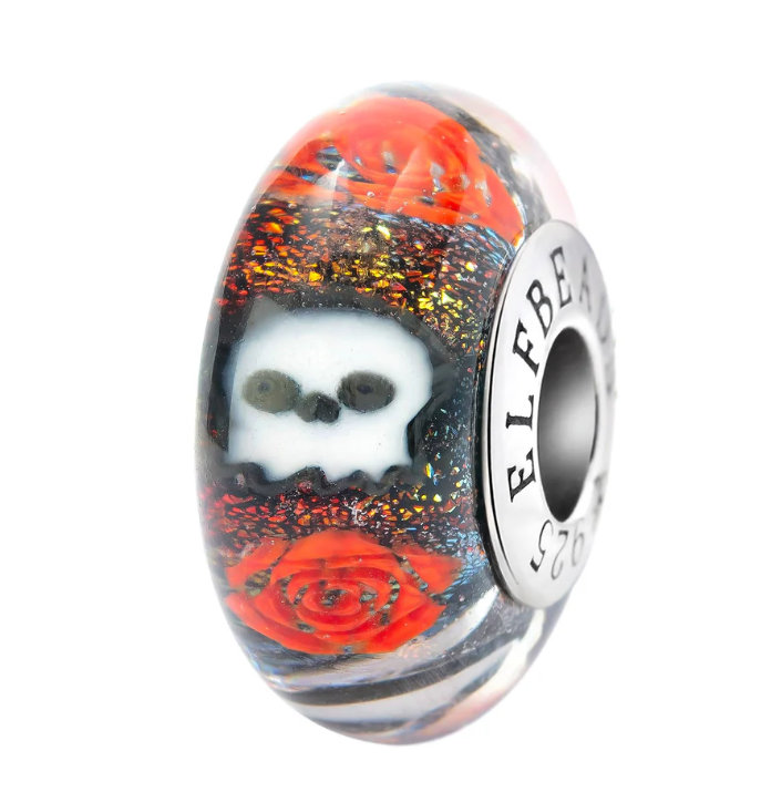 Elfbeads Rose Calavera