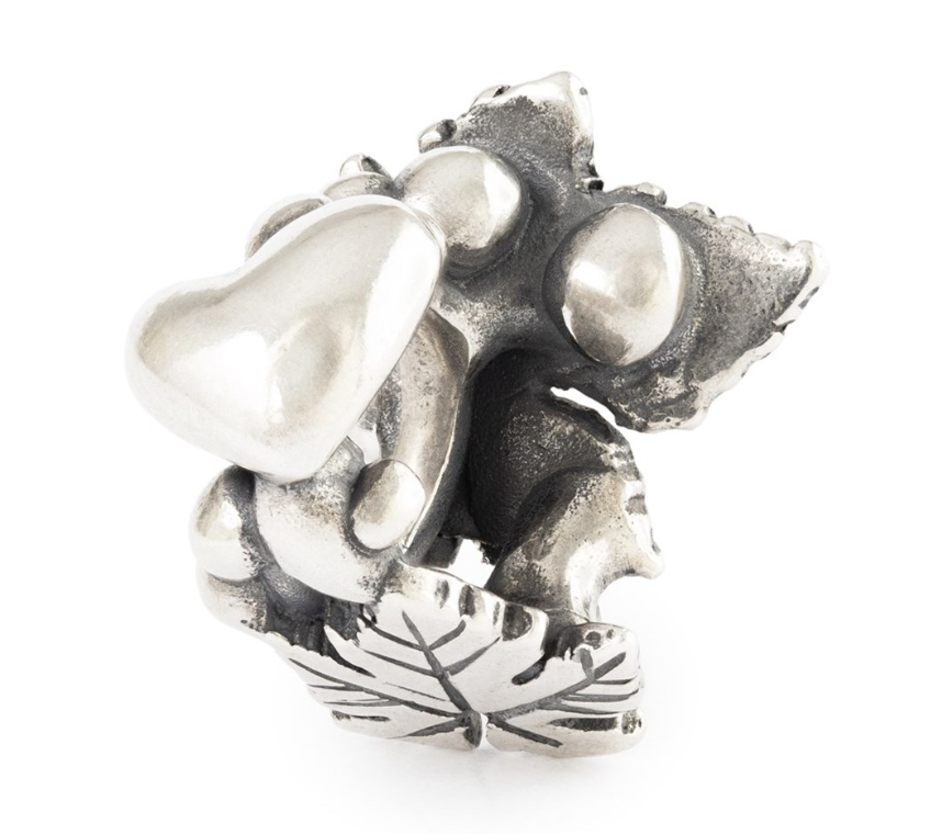 Trollbeads Chestnut Heart bead