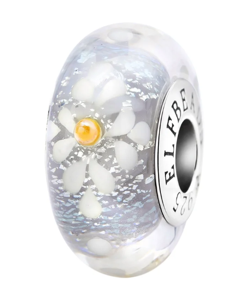 Elfbeads Glistening Snow Petals