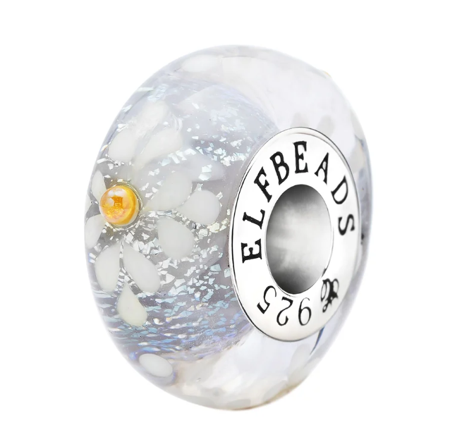 Elfbeads Glistening Snow Petals