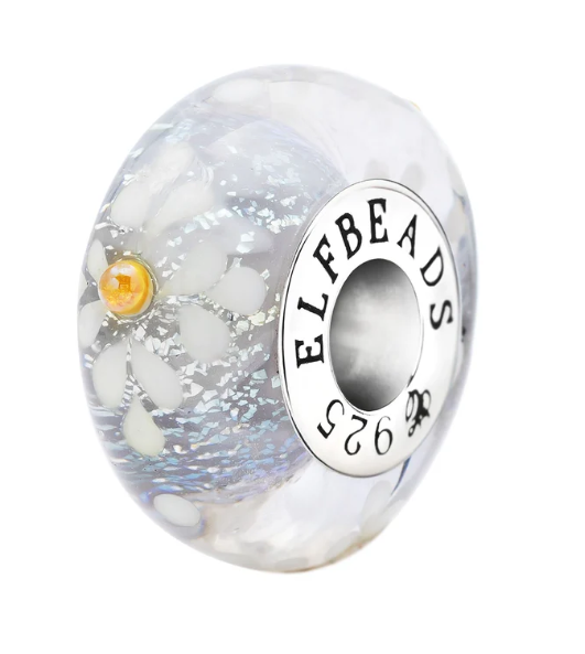 Elfbeads Glistening Snow Petals