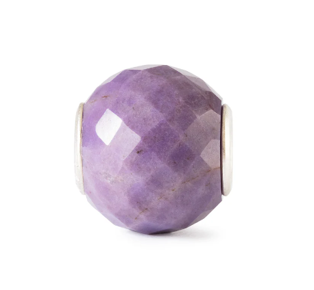Trollbeads Round Purple Jade Facet