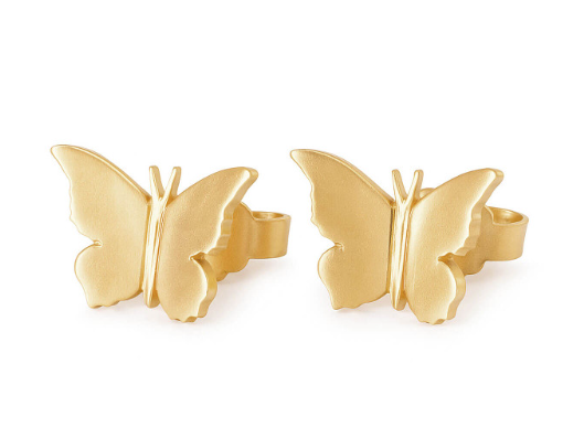 Trollbeads Flutter Studs Gold Plated