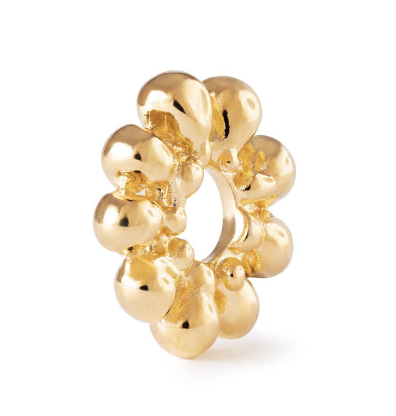 Trollbeads Luminous Connector, Gold Plated