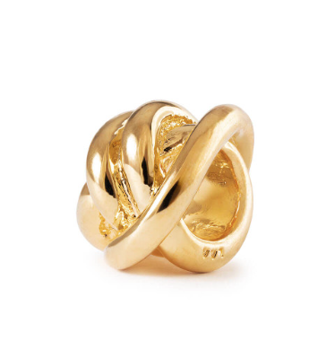 Trollbeads Lucky Knot, Gold Plated