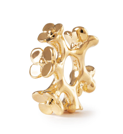 Trollbeads Flower Crown, Gold Plated