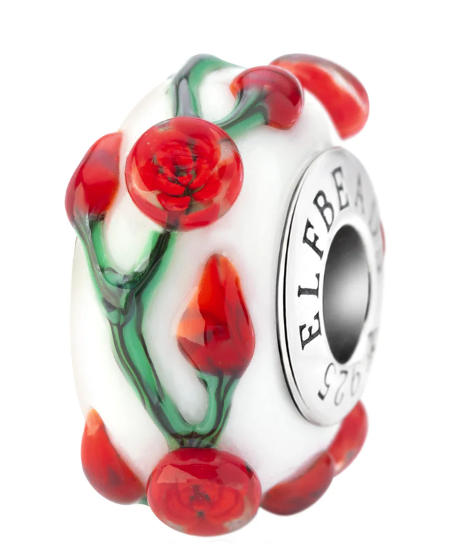 Elfbeads Painted Roses
