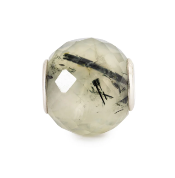 Trollbeads Round Prehnite Facet Bead