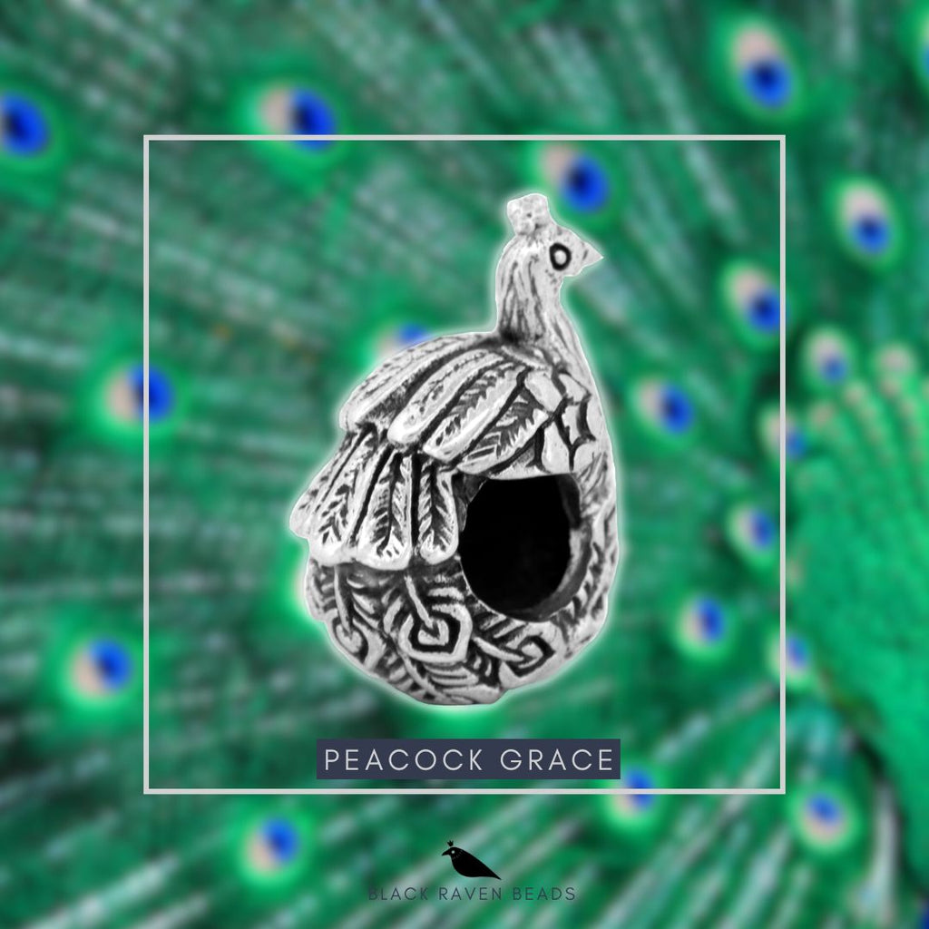 Black Raven Peacock Grace