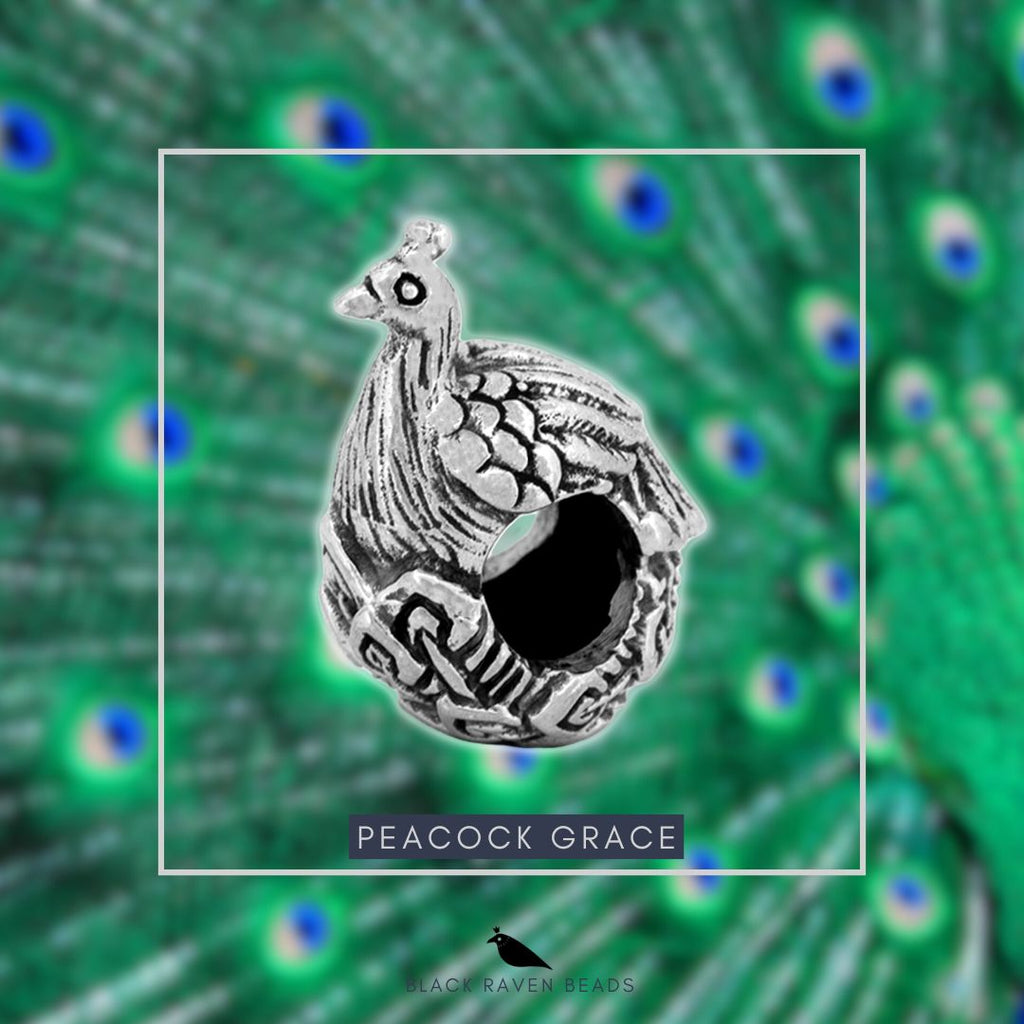 Black Raven Peacock Grace