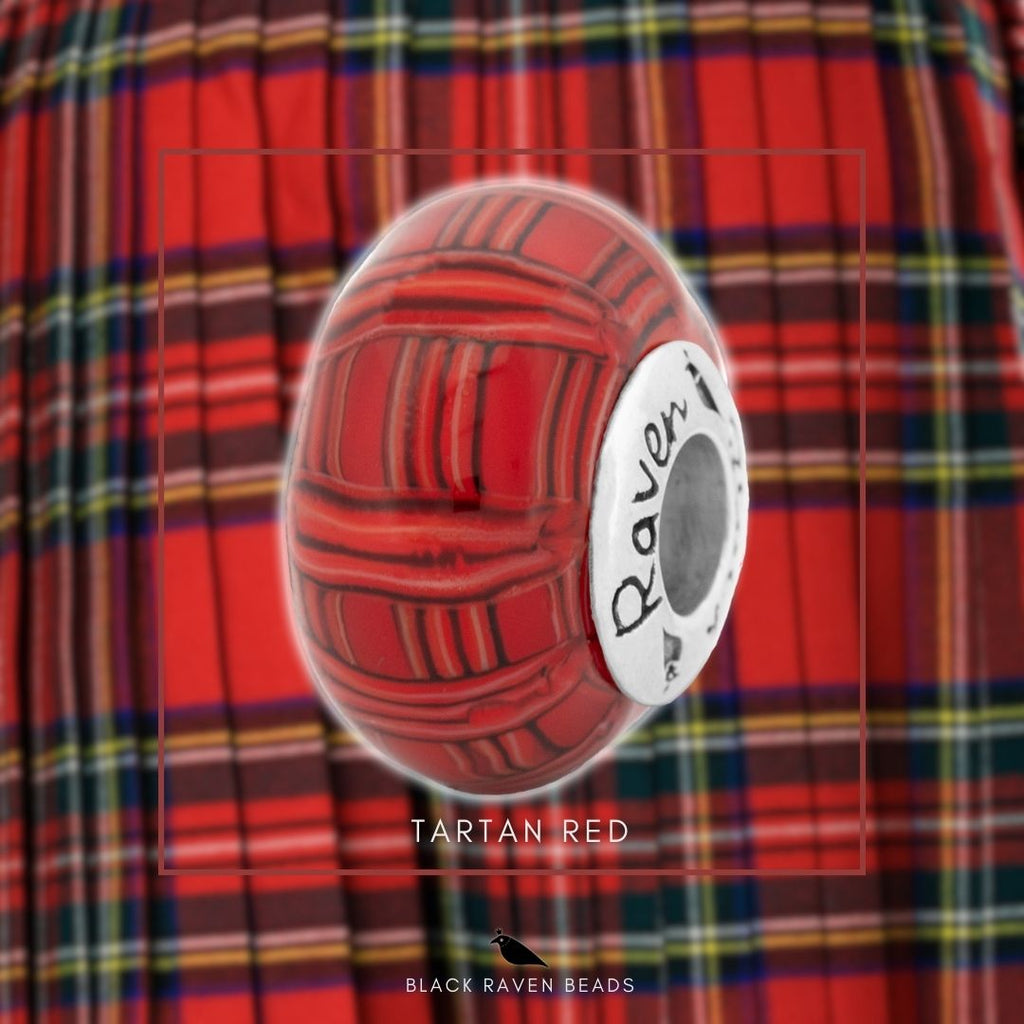 Black Raven Tartan Red