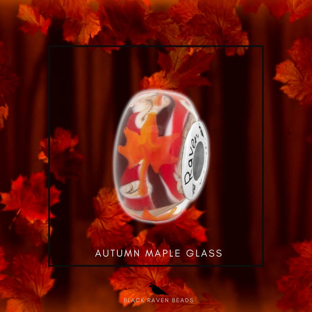 Black Raven Autumn Maple Glass