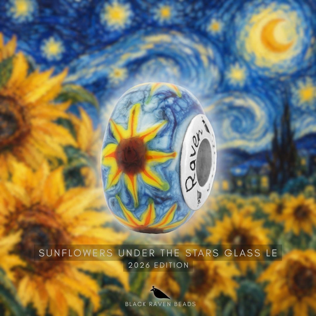 Black Raven - Van Gogh Sunflower Under The Stars Glass (2026 Limited Edition)