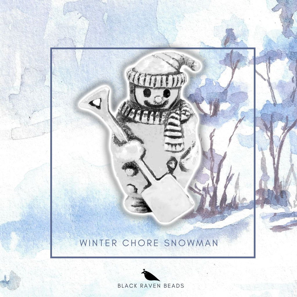 Black Raven Winter Chore Snowman