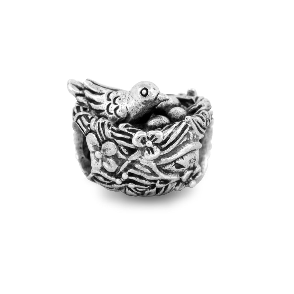 Black Raven Bird's Nest Heart