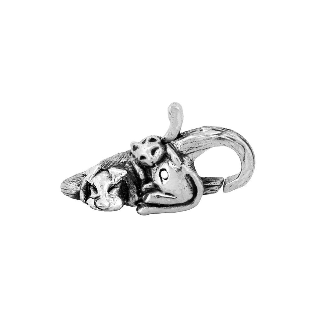 Black Raven Paws Together Cat & Dog Lock