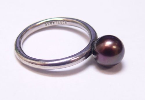 Trollbeads Pearl Ring, Black