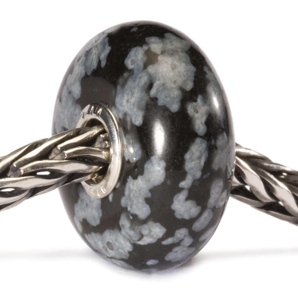 Trollbeads 80001 Snowflake Obsidian