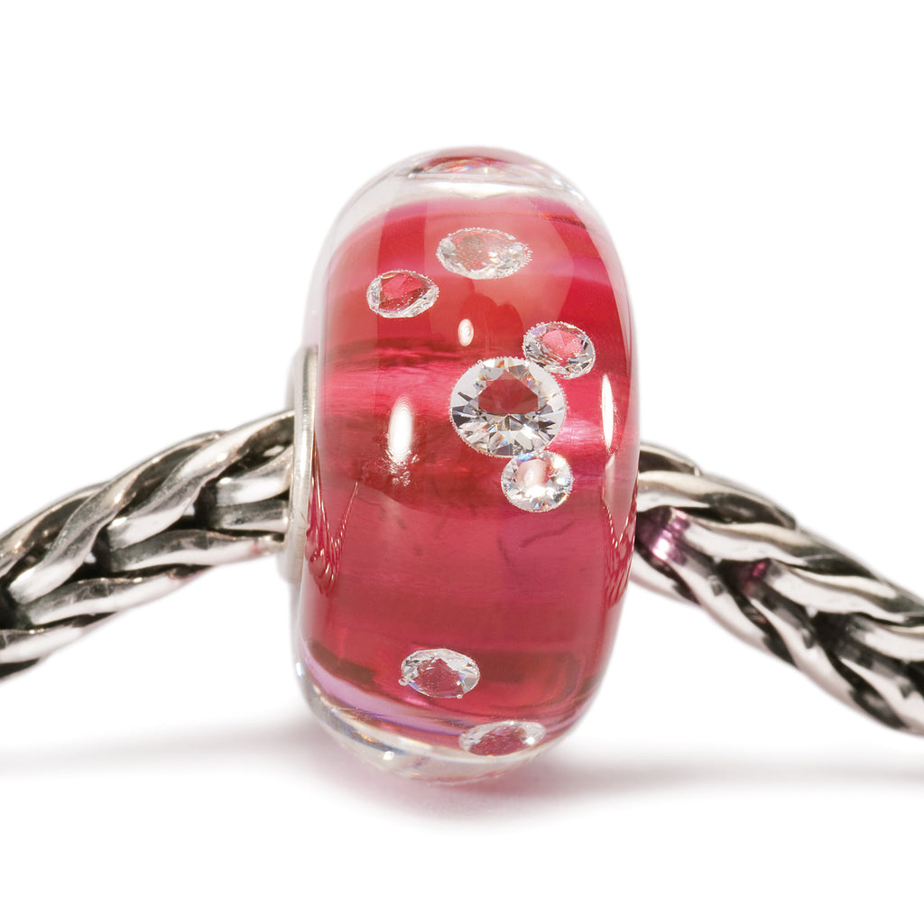 Trollbeads 81006 The Diamond Bead, Pink
