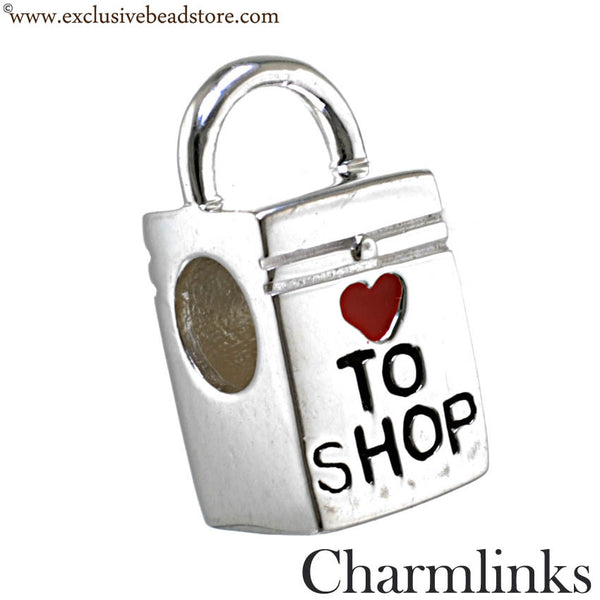 Charmlinks Silver Bead Born To Shop